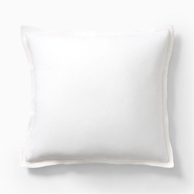 Signature Tencel Linen Euro Sham, White