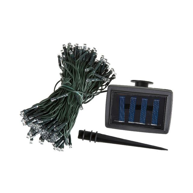 Pure Garden Solar 72' LED String Lights - 200 LED Lights - White