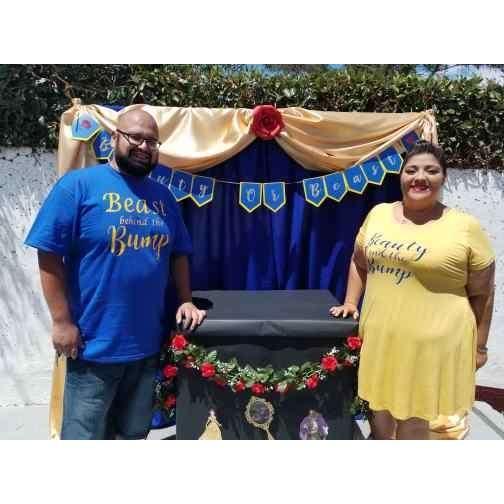 Blessed with a baby on the way. We were excited to discover if the baby was a beauty or our little beast.