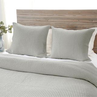 Zuma Cotton Waffle Big Pillow with Insert
