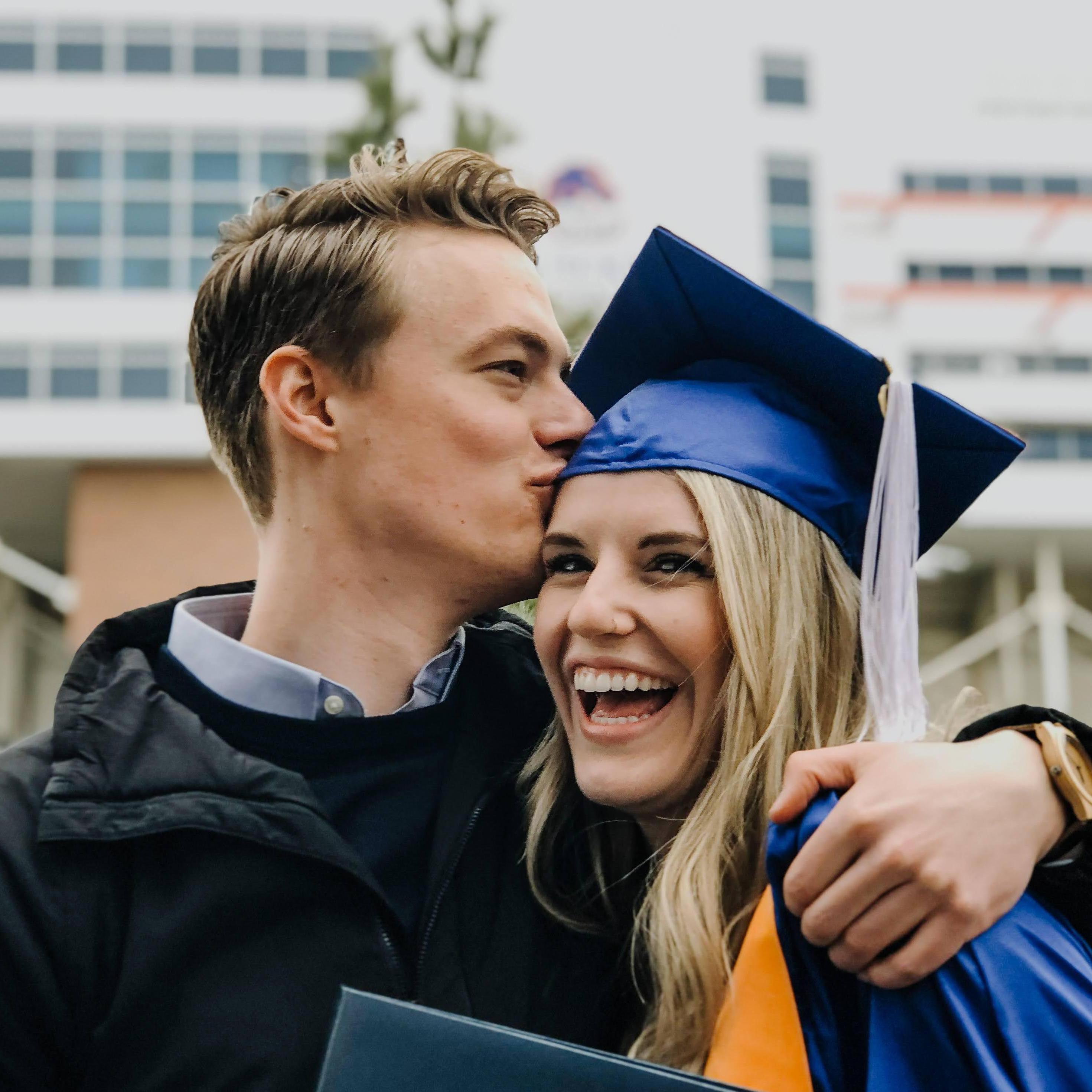 Claire's graduation from Boise State in 2018