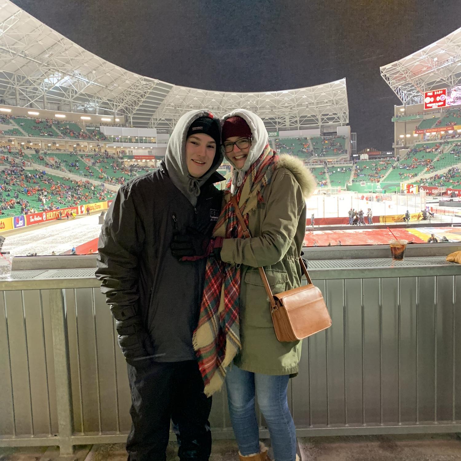 Heritage Classic Flames vs. Jets! - October 2019