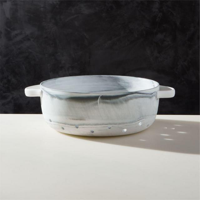 Swirl 9" Ceramic Colander