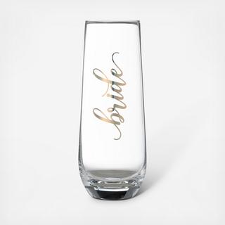 Stemless Champagne Glass