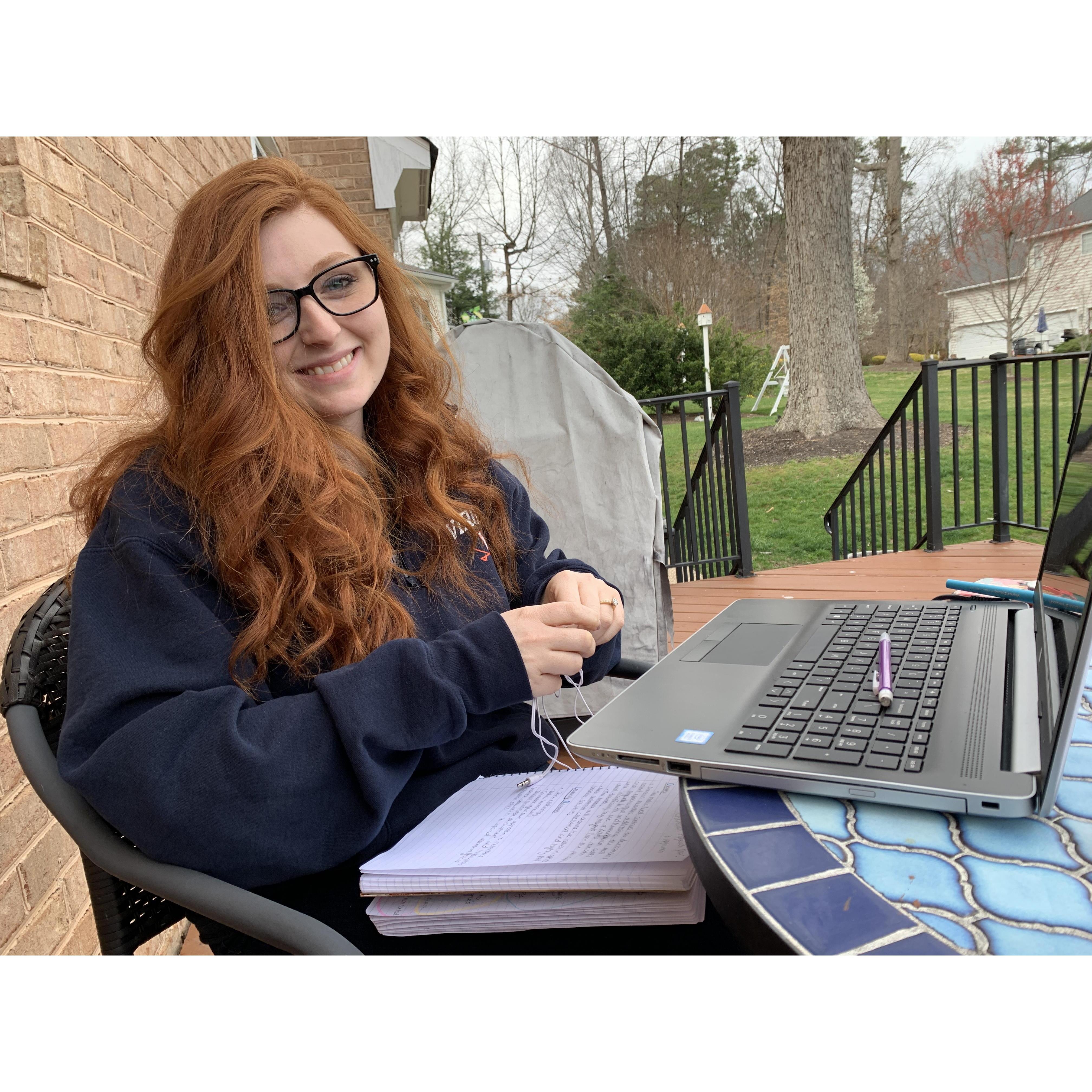 Sometimes our dates were just studying together.
