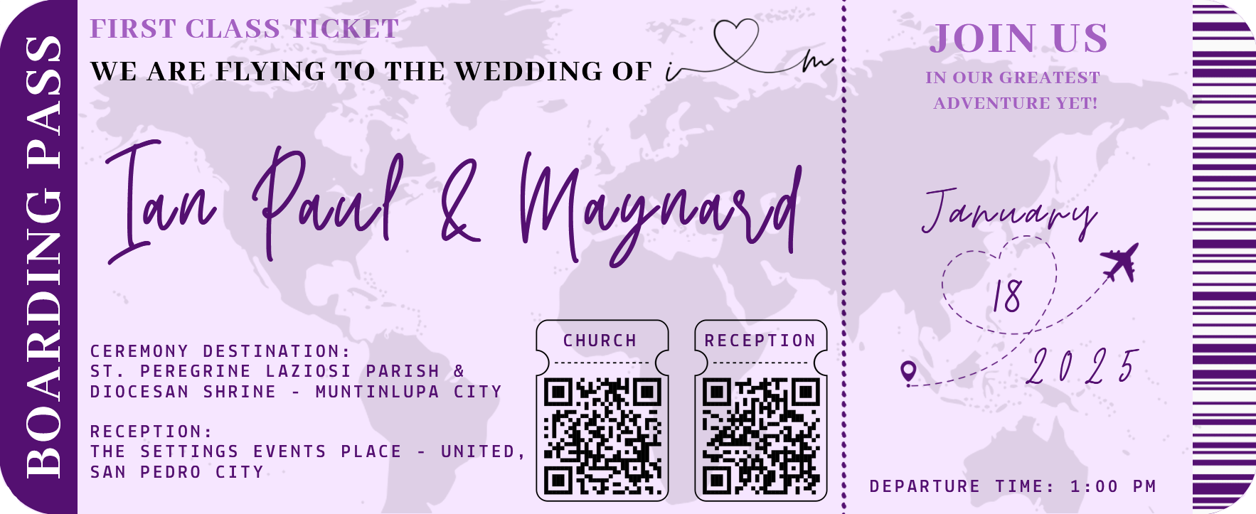 The Wedding Website of Ian Paul Miranda and Maynard Binoya