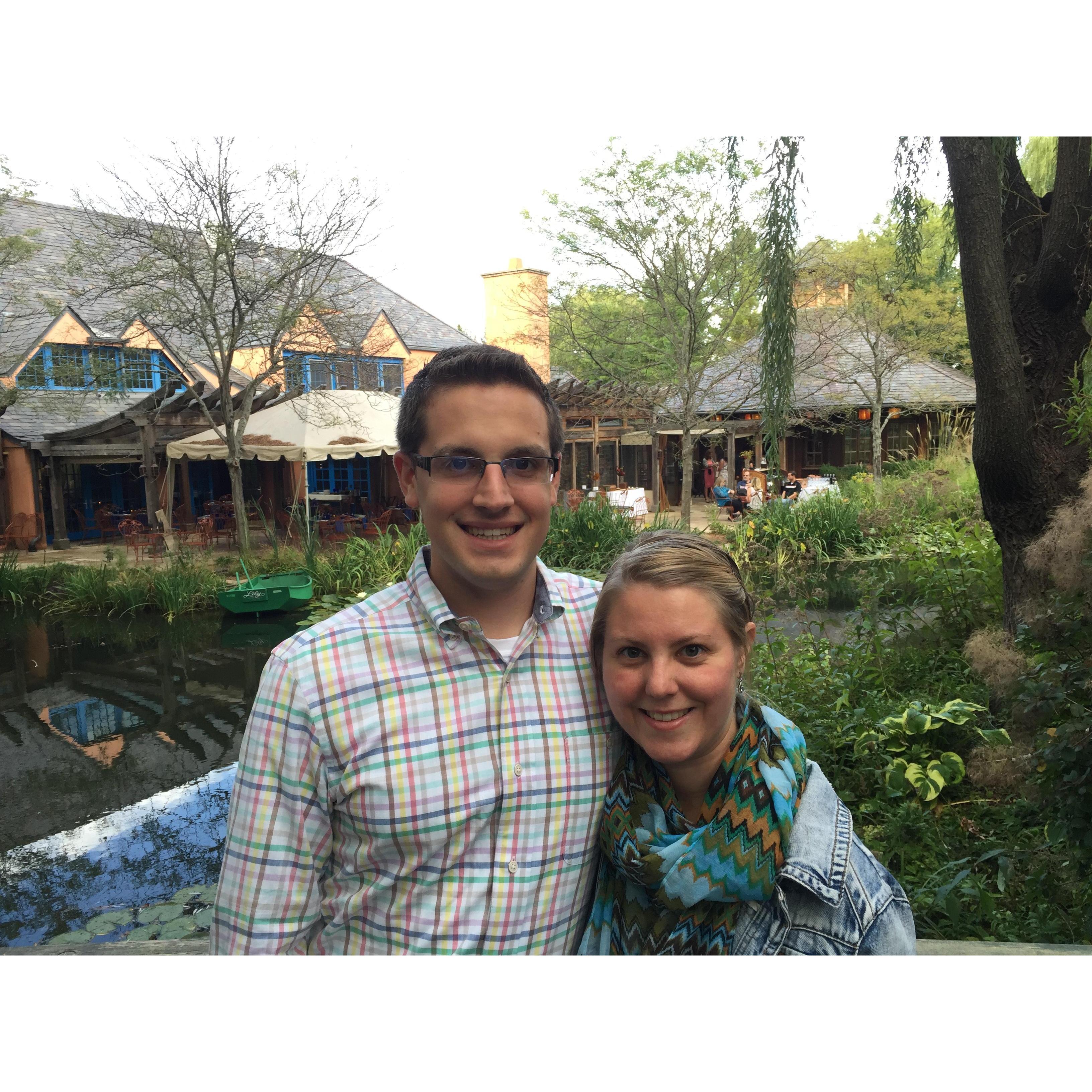 Great date at Longwood Gardens with an adventurous dinner!
