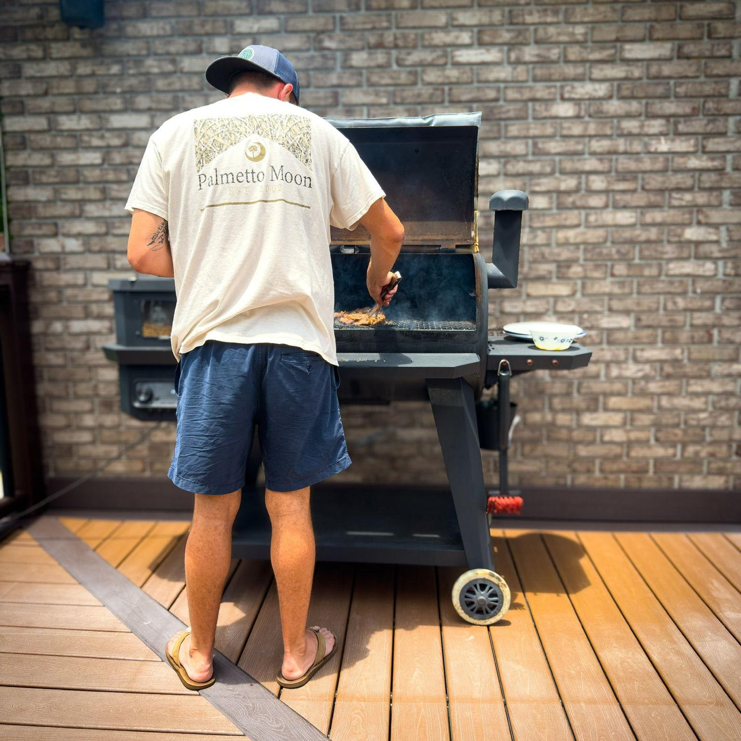 First time grilling a steak for Melissa. Might have been a deal breaker.