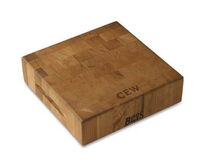 Boos End-Grain Square Chopping Block, Cherry