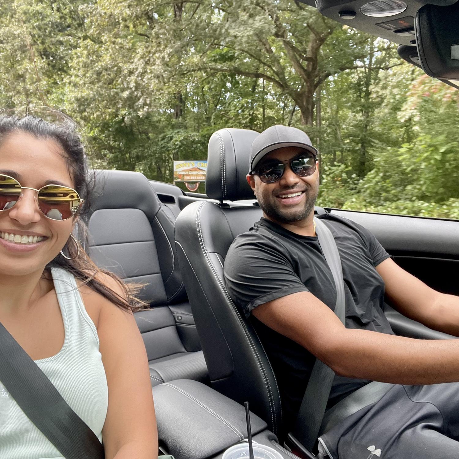 Cruising through life—top down, hearts open - Hiawassee, Georgia