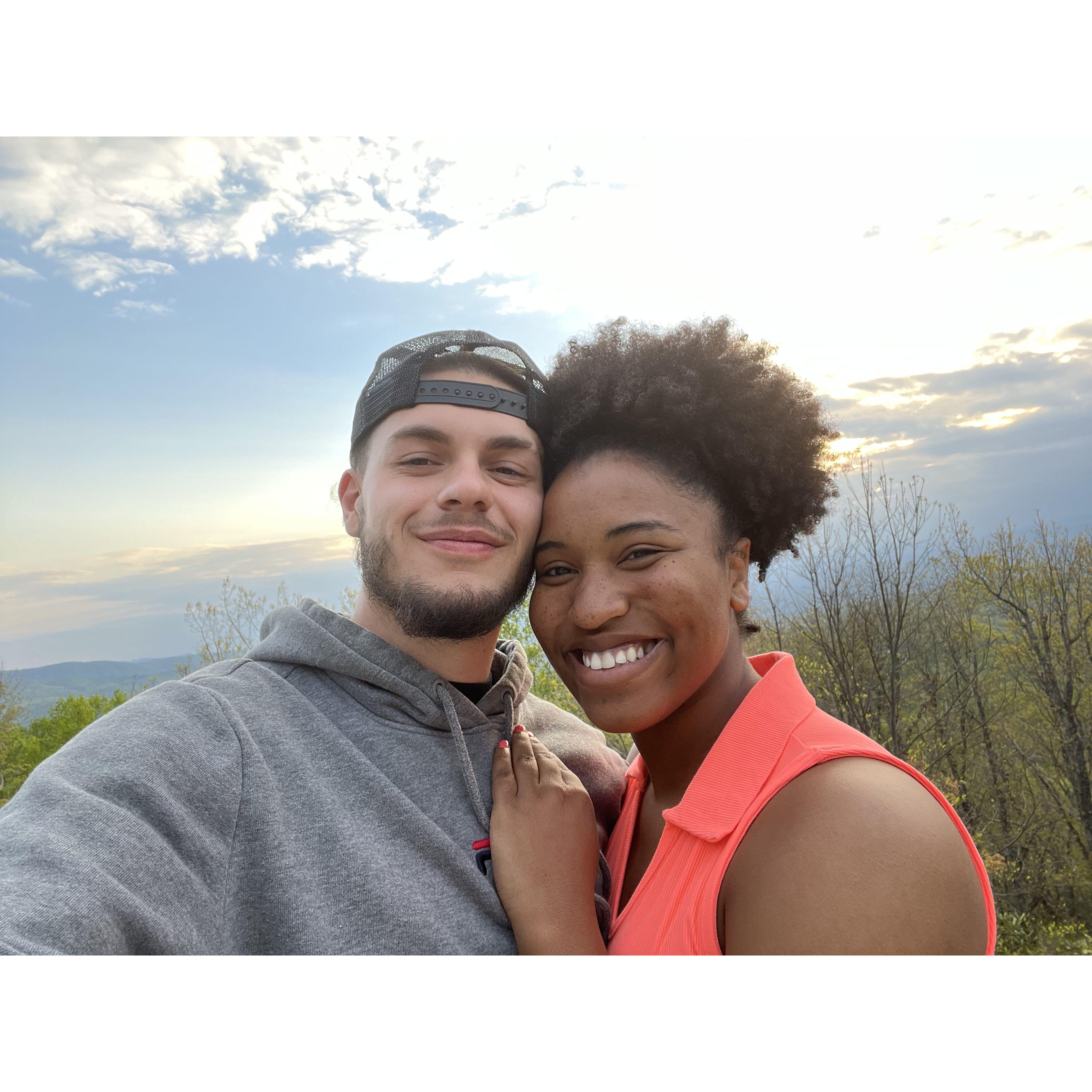 Took Joy to the mountains of North Carolina for this beautiful view!