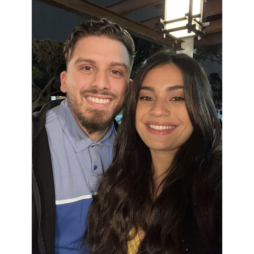 Our one year anniversary.