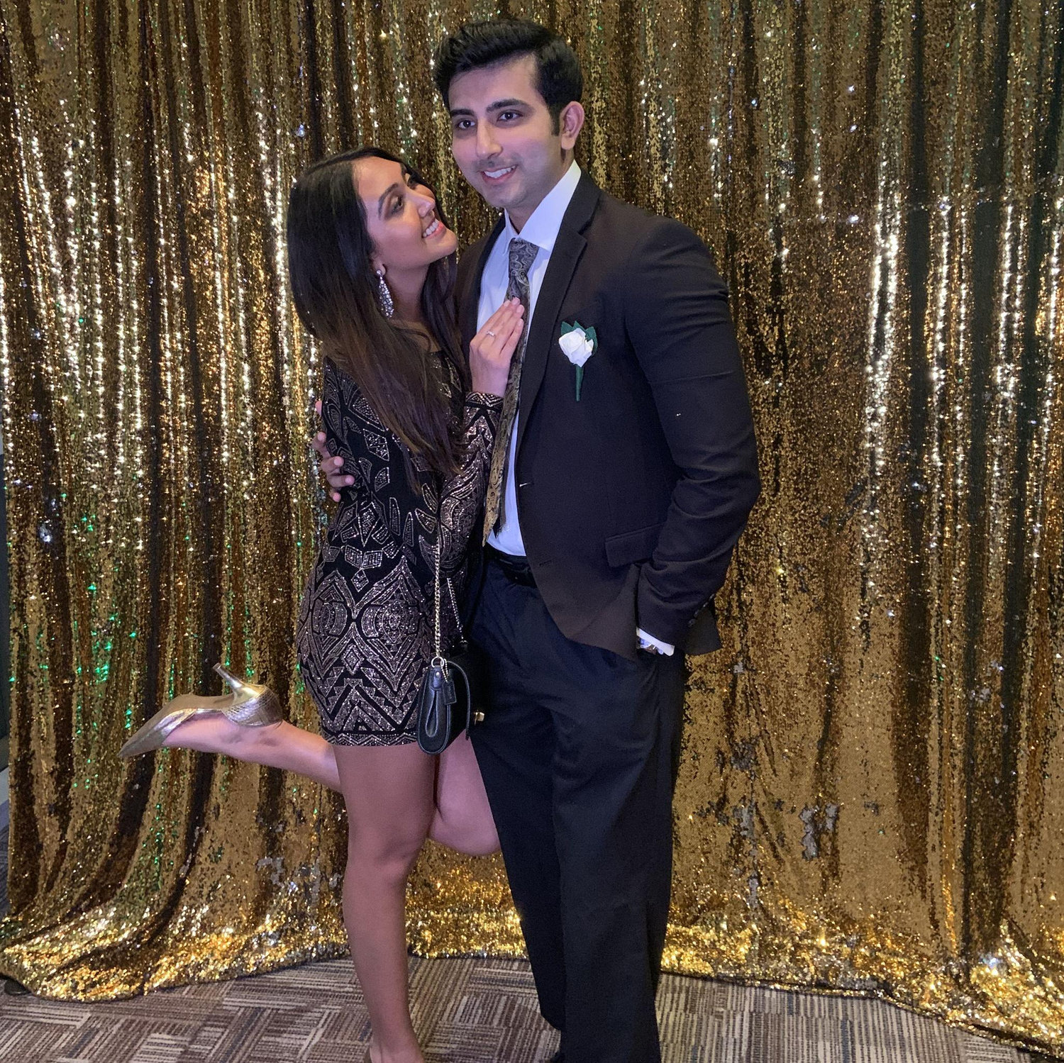 When we attended medical school prom together.