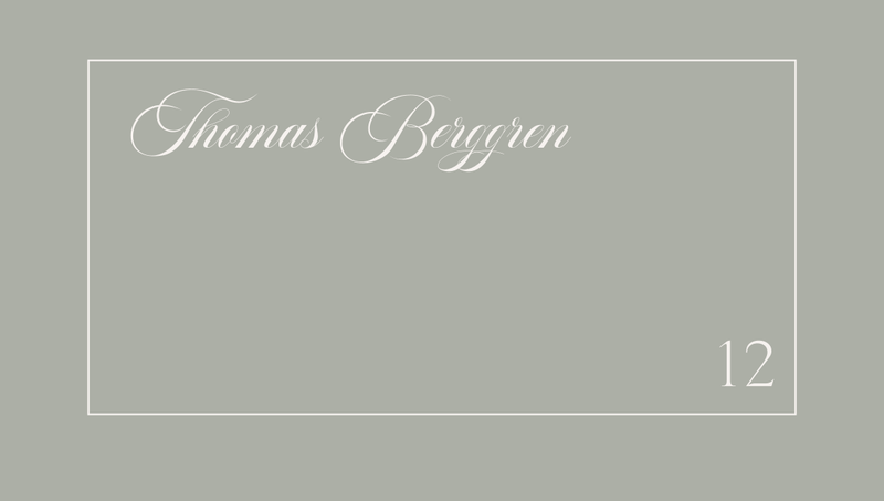 Carulas | Pale Sage | Zola Wedding Place Cards