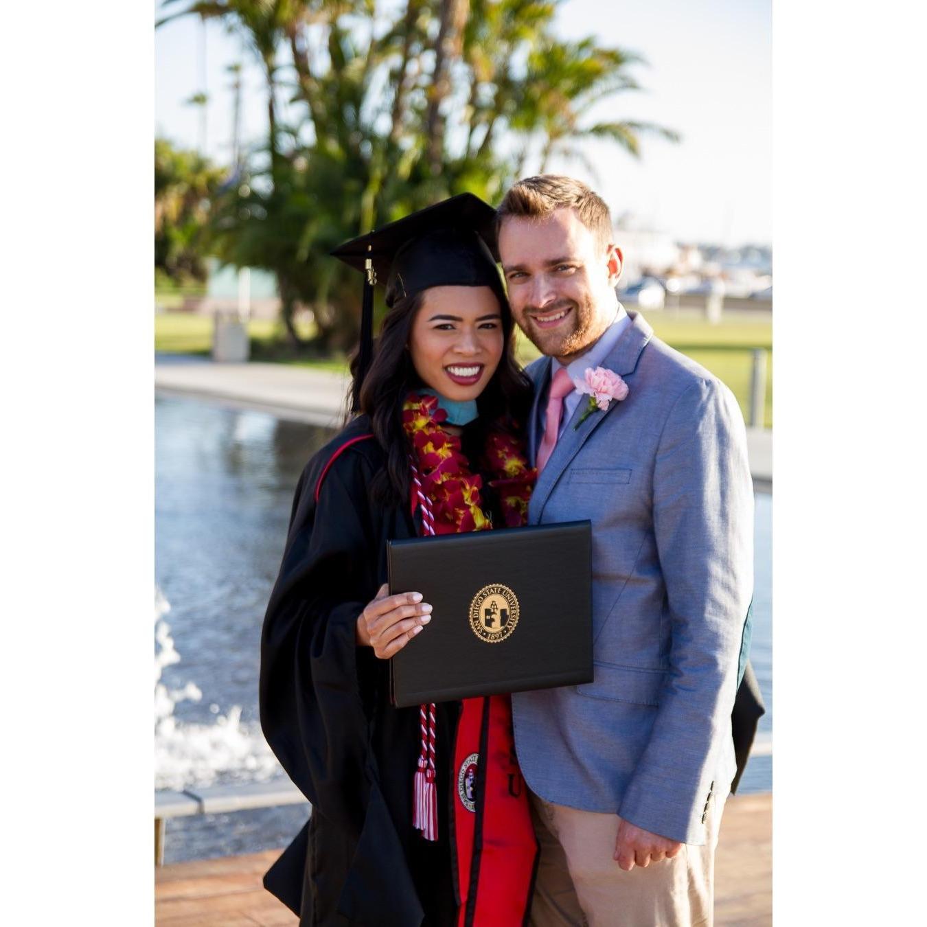 Brittney's graduation