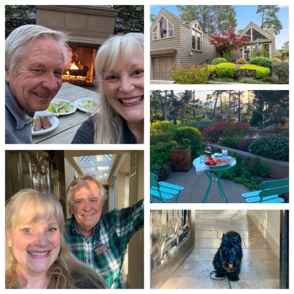 March 2021 - Getting settled in our new home in Carmel! We are all smiling - especially Mac!
