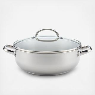 Buena Cocina Stainless Covered Dutch Oven