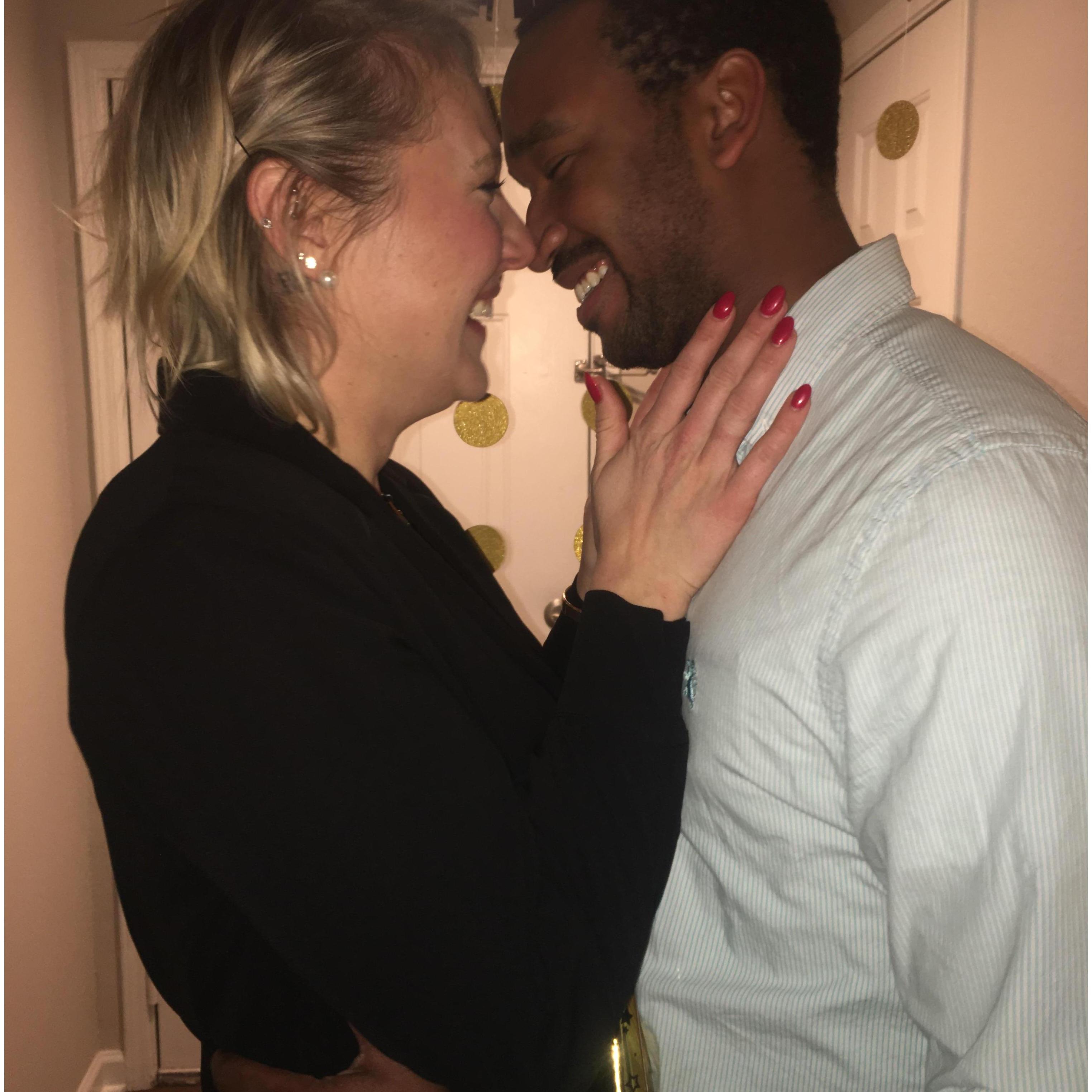 A make-up surprise New Year's Eve party after Quinlin was extremely sick on NYE in NYC with Jay.