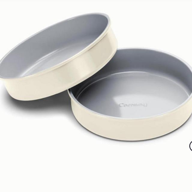 Cream Duo Circle Pan