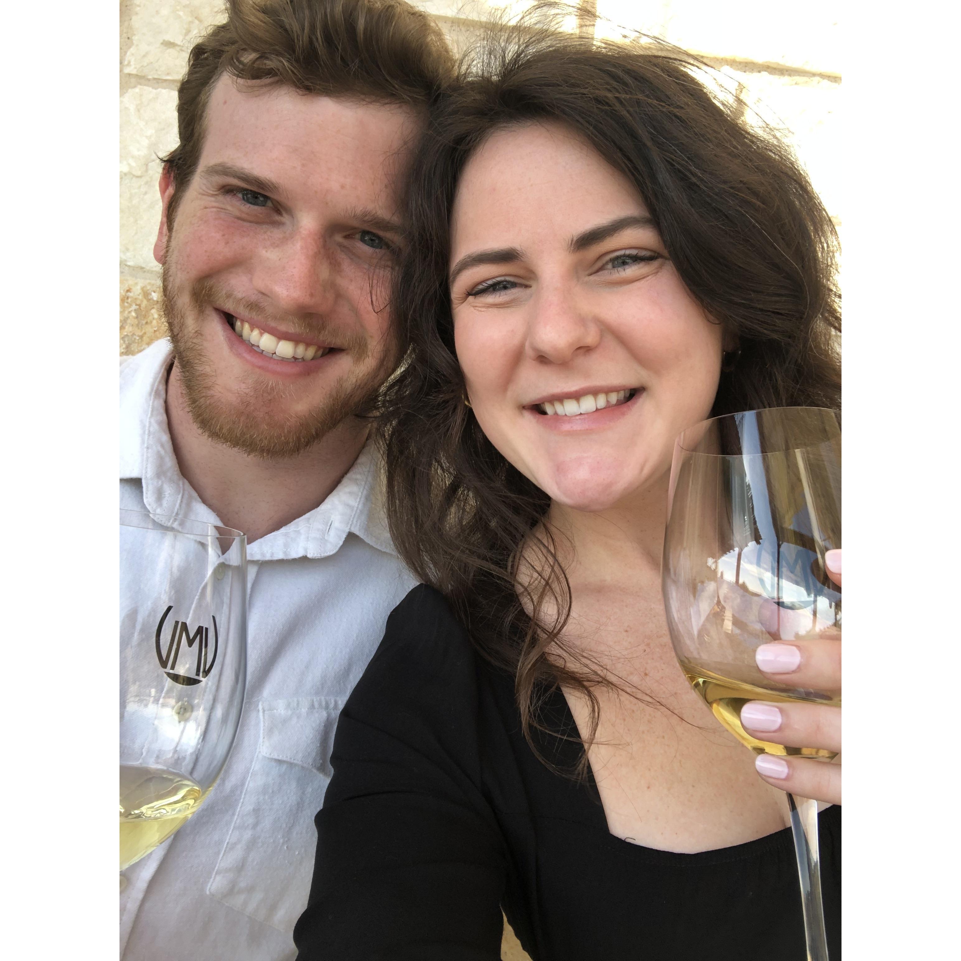 Right before we got engaged!