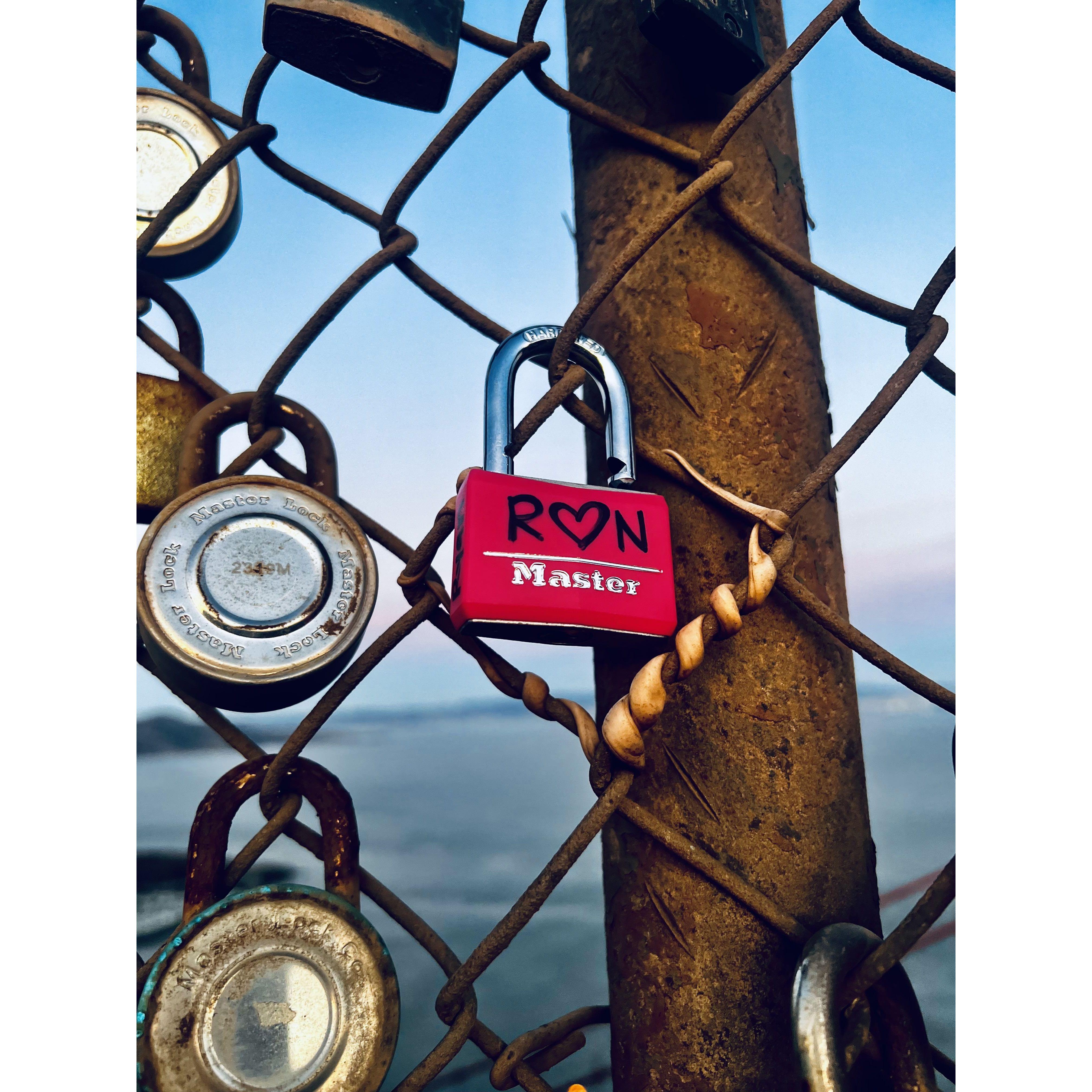 Locking in our love <3