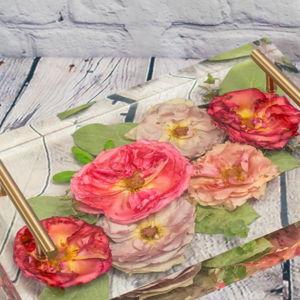 Floral Preservation 10x14" Serving Tray