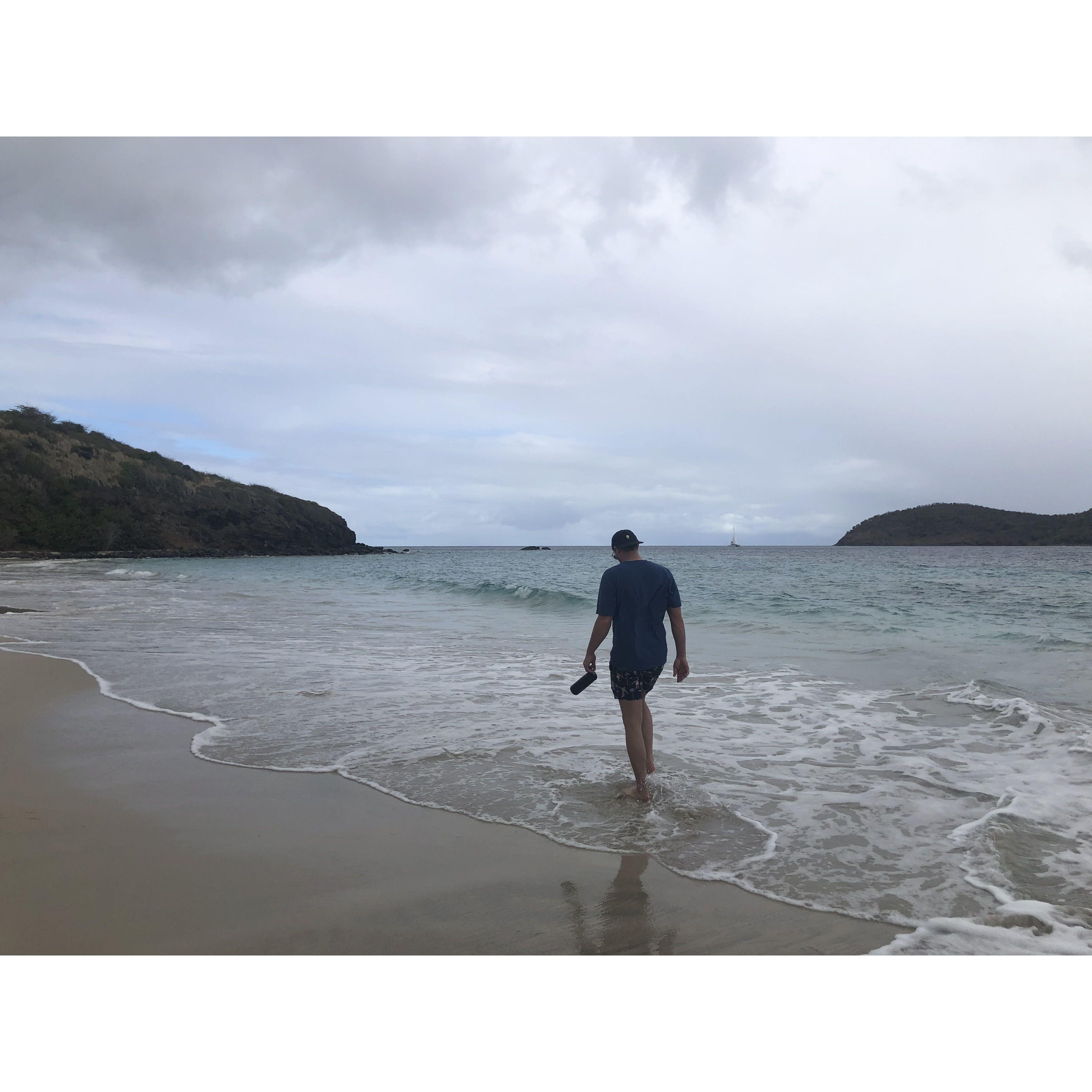 Culebra island off of Puerto Rico. Jan 2022.
