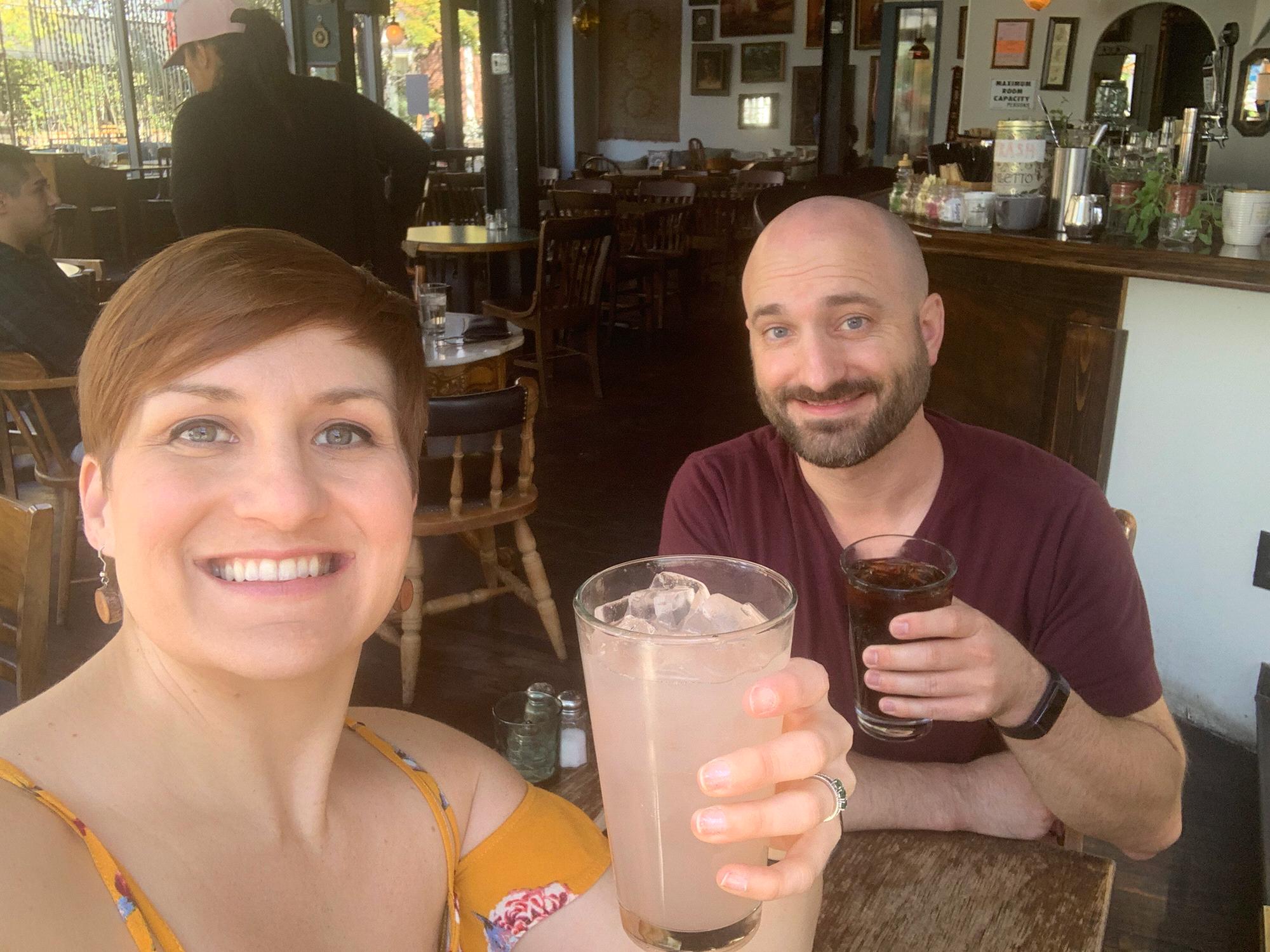 Enjoying brunch!
