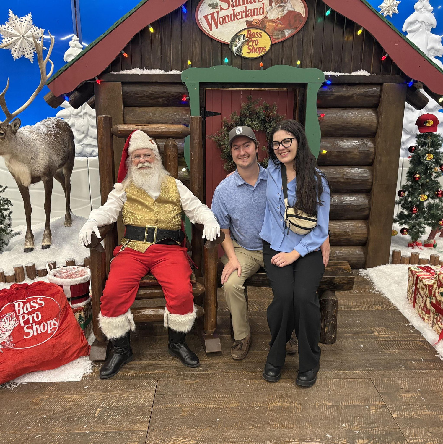 We met Santa at Bass Pro! November 19, 2025.