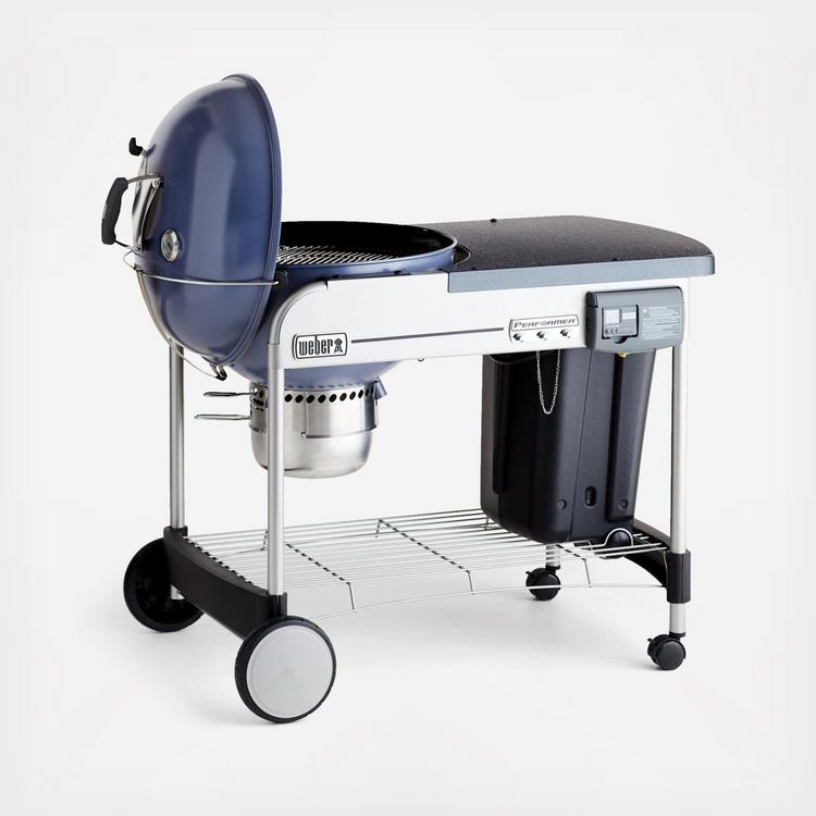 Weber - 22 in. Performer Deluxe Charcoal Grill - BLACK.