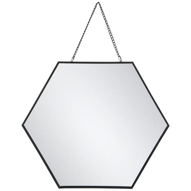 Gold Hexagon Wall Mirror - Large