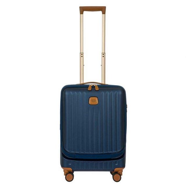 Capri 21" Carry-On Spinner with Pocket - Matte Blue