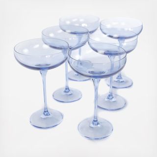 Estelle Champagne Coupe, Set of 6