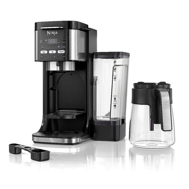 Ninja CFP101 DualBrew Hot & Iced Coffee Maker, Single-Serve, compatible with K-Cups & 12-Cup Drip Coffee Maker, Black