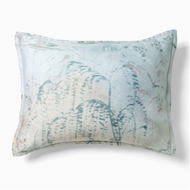 Abstract Tapestry Standard Sham, Balsam Green
