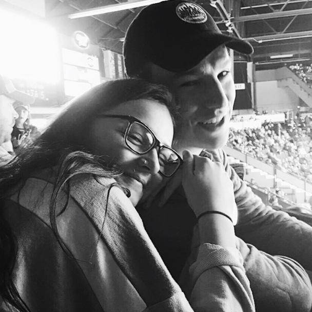 our first date, at a Pats game! - November 2017