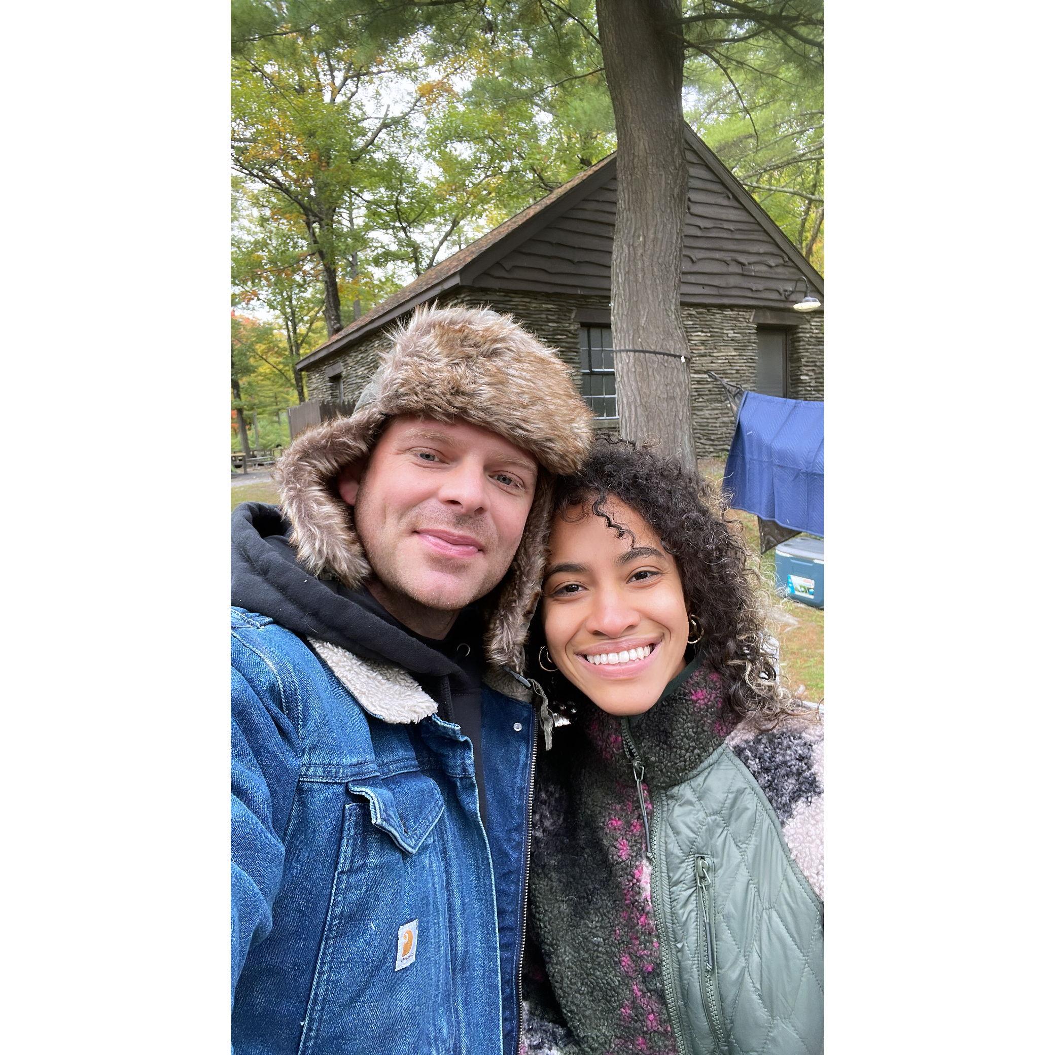 Morning faces surviving the tents!