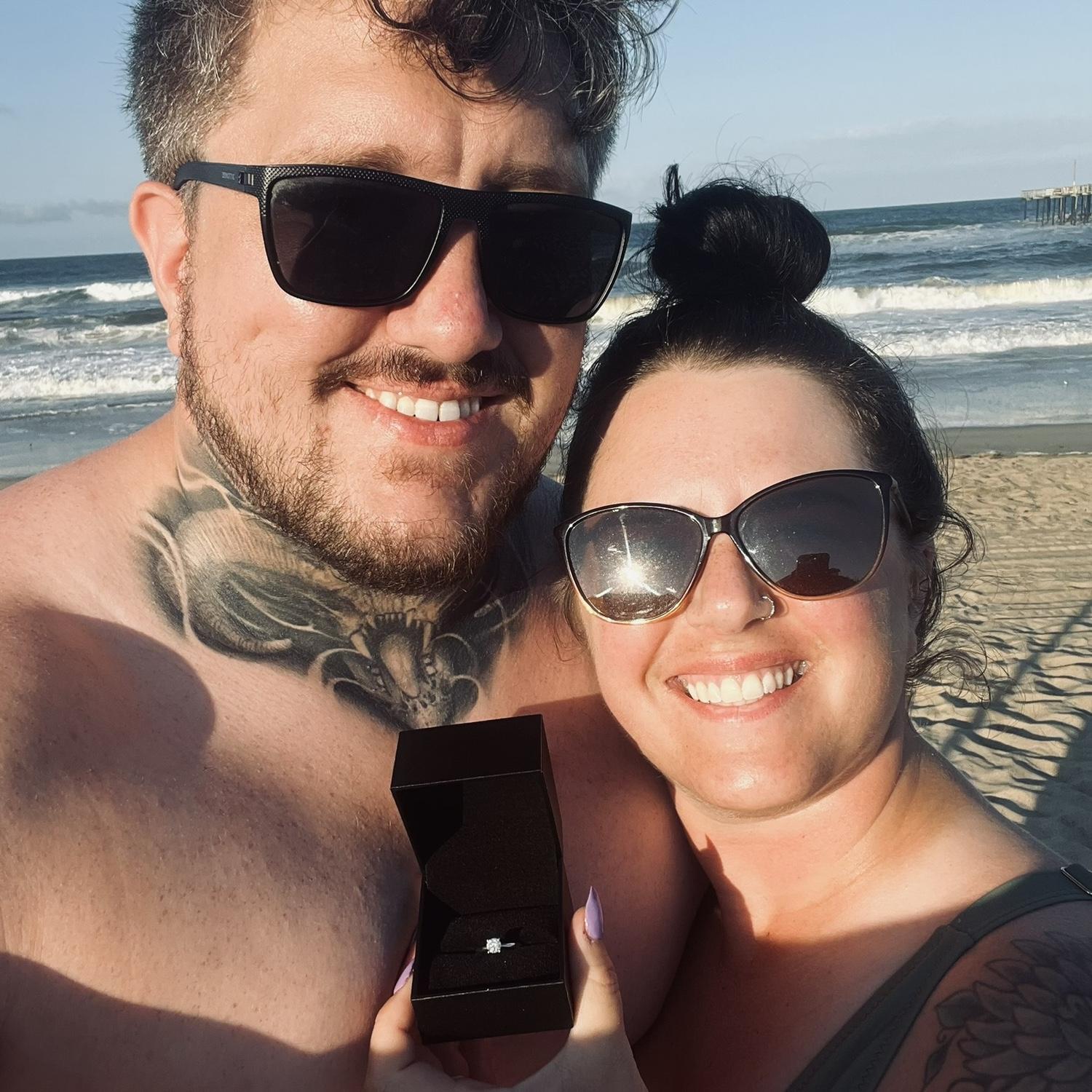 The day we got engaged!