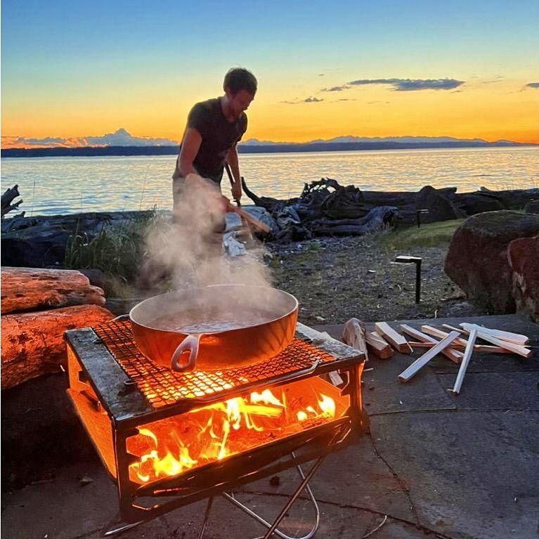 Happy times at the beach house.