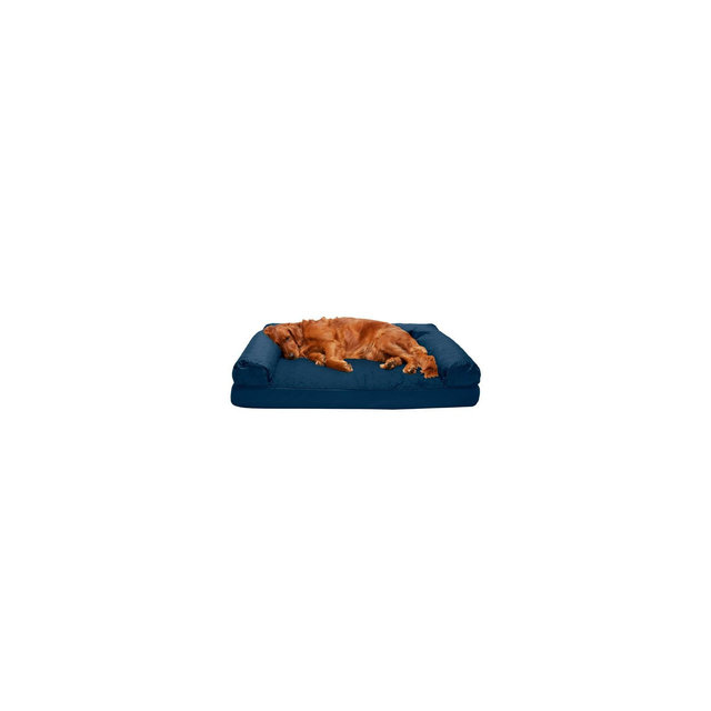 FurHaven Quilted Orthopedic Sofa Dog Bed - Jumbo, Navy