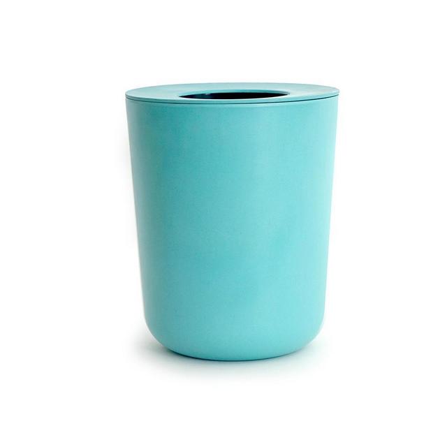 Bamboo Bathroom Bin - Lagoon
