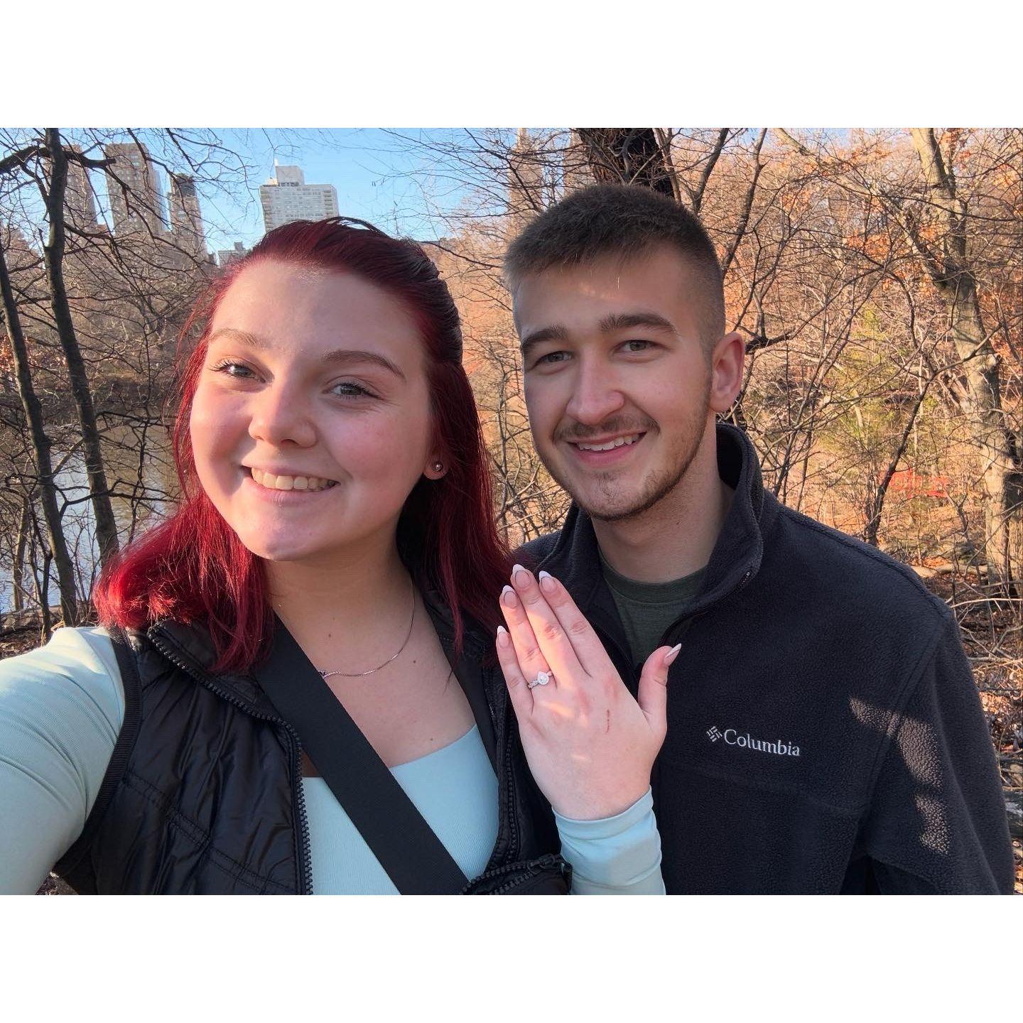 Our First Picture as Fiancés!