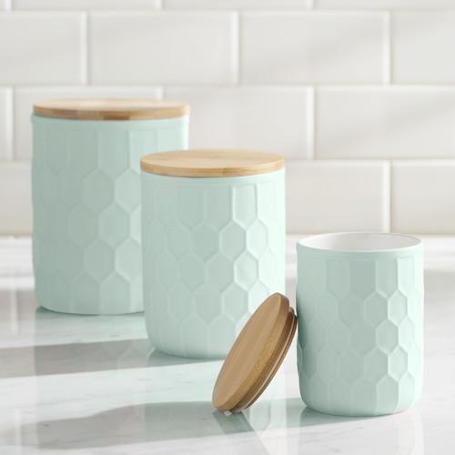 Bianca 3 Piece Kitchen Canister Set