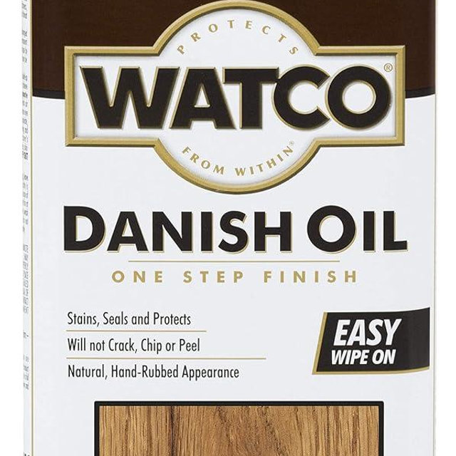 Watco 65551 Danish Oil Wood Finish, Pint, Light Walnut