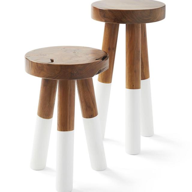 Dip-Dyed Stools- Large