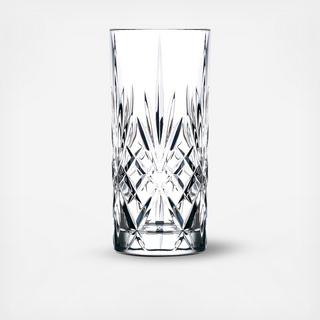 Crystal Highball Glass, Set of 6