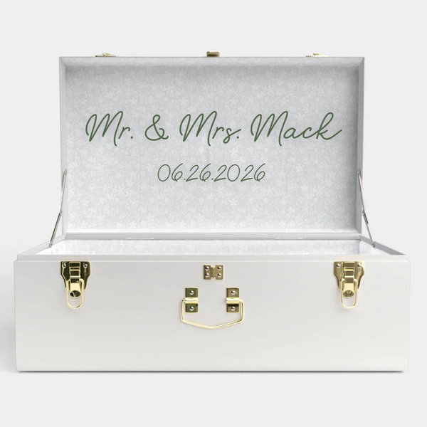 Grand Keepsake Trunk - White