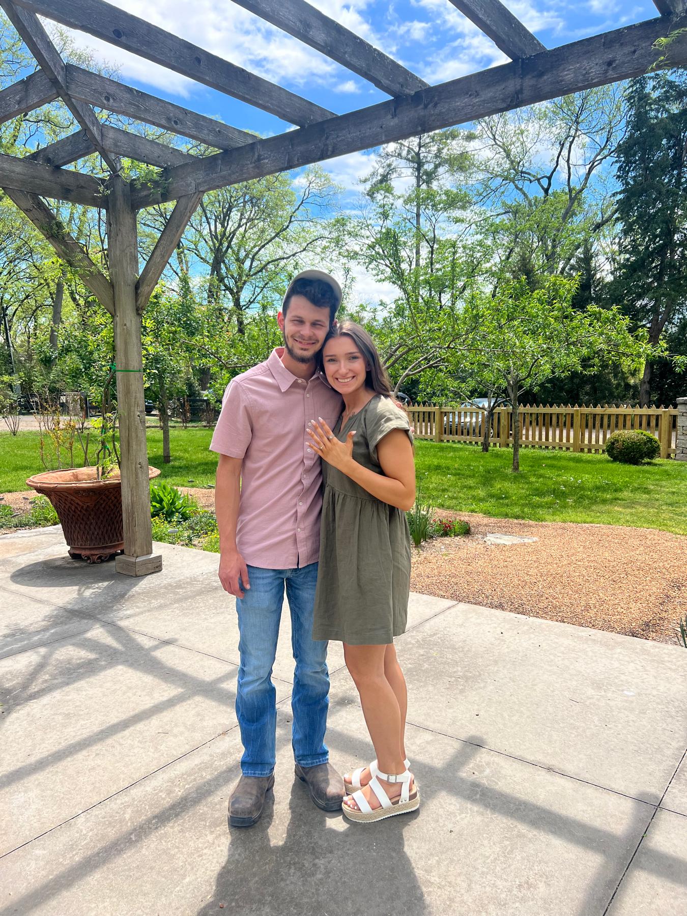 The day we got engaged!