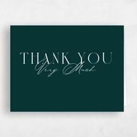 Green Wedding Thank You - Shahira Landscape