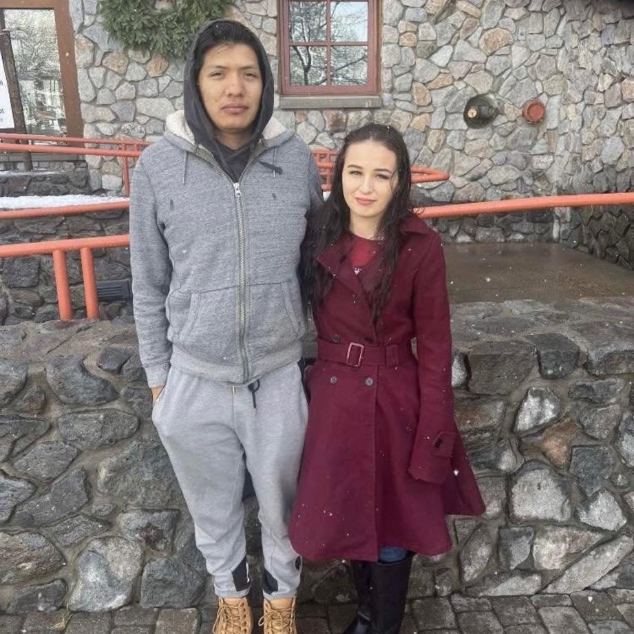 In the snow and sick